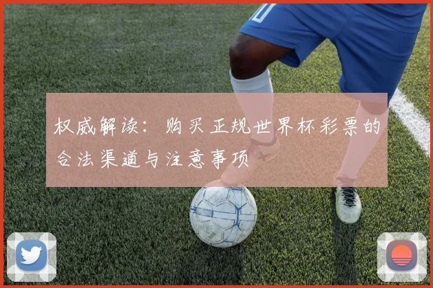 权威解读：购买正规世界杯彩票的合法渠道与注意事项