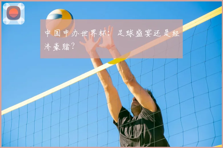 中国申办世界杯：足球盛宴还是经济豪赌？